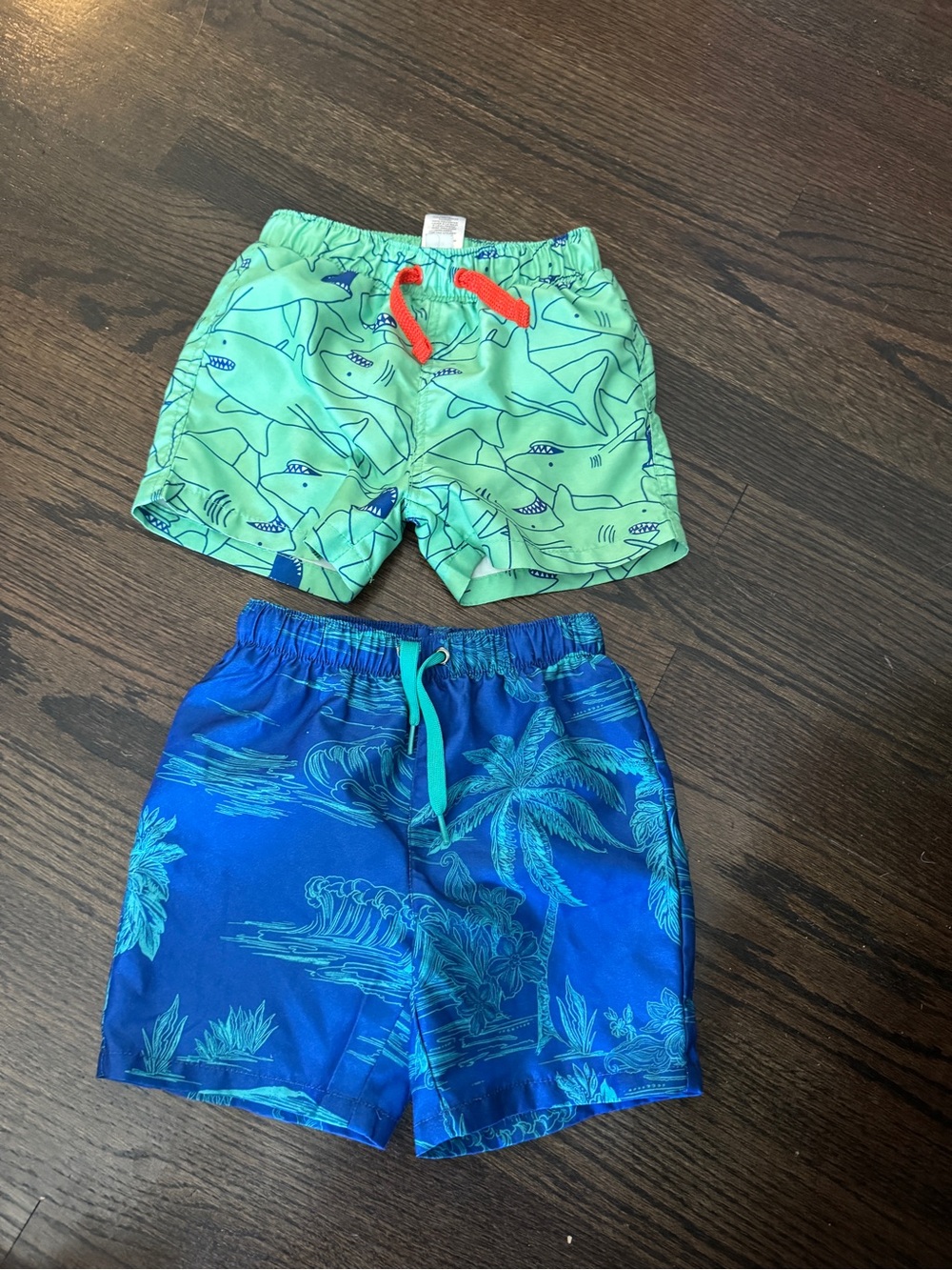 Two Baby 18 Month Kids Swim Trunks Bathing Suits